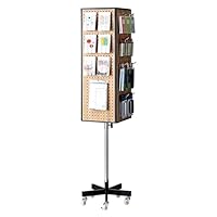 Amazon.co.jp: 4面回転有孔ボード什器 白 1台 【 店舗什器 有孔パネル